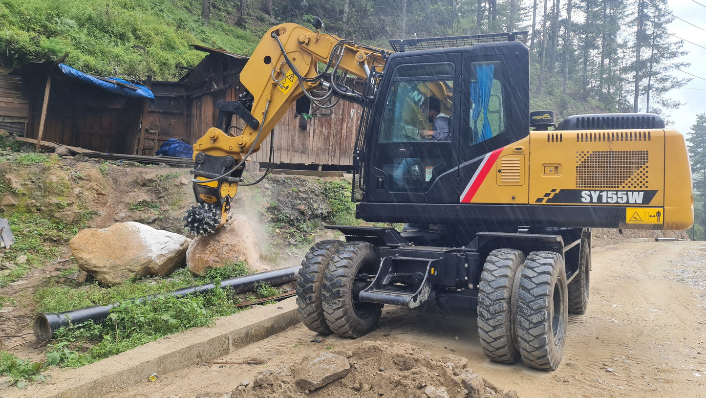 Sany SY155W Wheeled Excavator