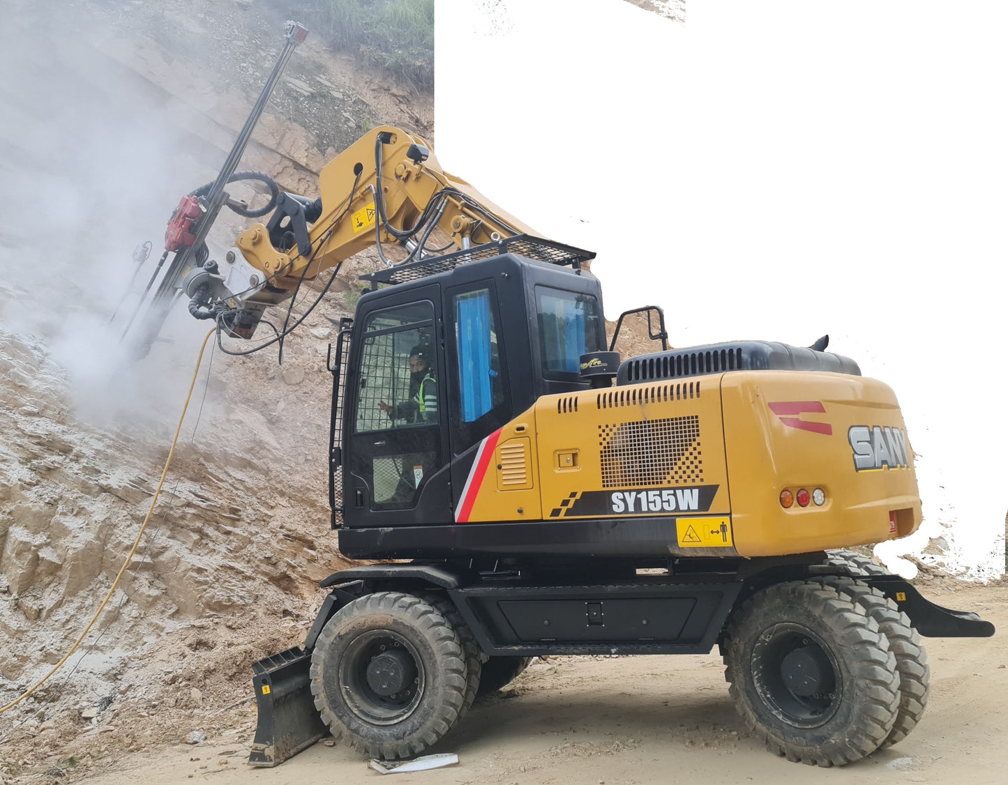 Sany SY155W Wheeled Excavator