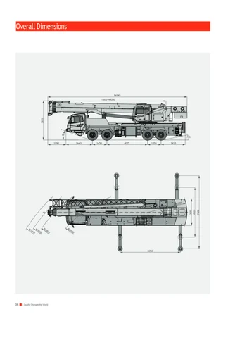 Sany STC500 50 Ton Truck Mounted Crane